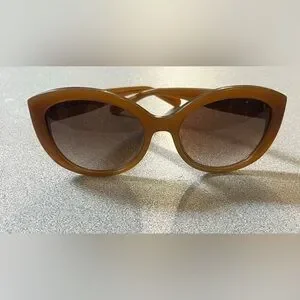 Kate Spade New York Cat Eye Sunglasses Light Carmel Brown Sunglasses Kate Spade Daesha sunglasses for women in Havana Pink main image 3